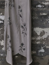 Mutedance 25 Spring/Summer Linen/Silk Printed Long Skirt MD-MD25SS116-GREY MD25SS113